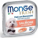 Monge Dog Fresh paštika & kousky s lososem 100 g – Zbozi.Blesk.cz