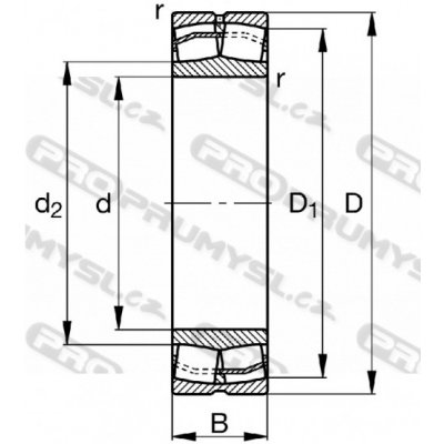 FAG 24134-BE-XL-C3 soudečkové ložisko – Zbozi.Blesk.cz