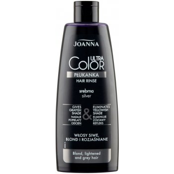 Joanna Ultra Color Silver Hair Rinse tónovací vlasová voda přeliv stříbrná 150 ml