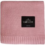 Lullalove Velká bambusová dečka Pivoňka Úplet klasický – Sleviste.cz