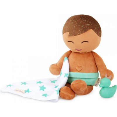 B-Toys plyšová do vany kluk Lulla Baby Light Brown Hair – Zboží Mobilmania
