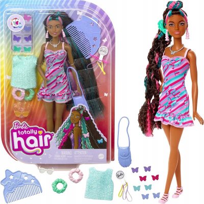 Barbie Totally Hair s dlouhými vlasy módní doplňky – Hledejceny.cz