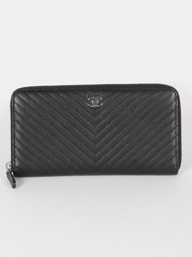 Chanel Chevron Black/Burgundy Zip Wallet Peněženky od 18 990 Kč - Heureka.cz