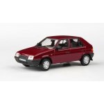 Abrex škoda Favorit 136L 1988 Červená Apollo časopis s modelem 1:43 – Zboží Mobilmania