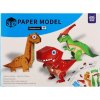 Vystřihovánka a papírový model Modely 3D papírové dinosauři 8 ks v sáčku