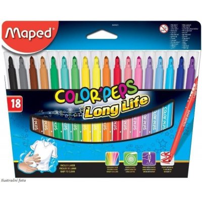 Maped Color'Peps Long Life 5021 18 ks