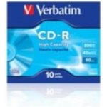 Verbatim CD-R 800MB 40x, AZO, jewel box, 10ks (43428) – Hledejceny.cz