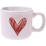Casa de Engel Hrnek na espresso se srdcem bílý 90 ml – Sleviste.cz