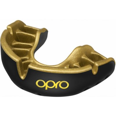 Opro chránič na zuby Gold sr černo zlatá – Zboží Dáma