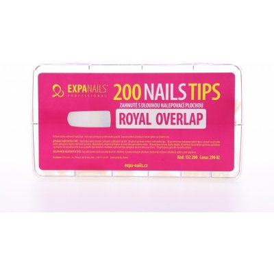 Expa Nails Box tipů Royal overlap 200 ks – Zboží Dáma