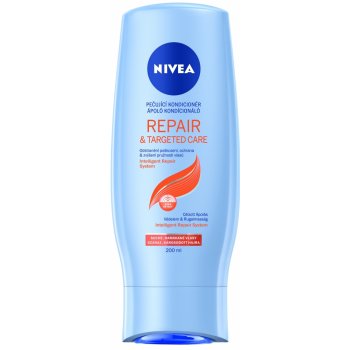 Nivea Repair & Targeted Care pečující kondicionér na suché namáhané vlasy  všech typů 200 ml od 39 Kč - Heureka.cz