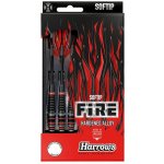Harrows T19 Šipky Fire High Grade Alloy soft 16g červenočerné