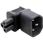 Redukce IEC320 C14 - C5, lomená dolů - 16723G – Zboží Živě