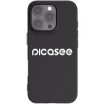 Picasee silikonový černý obal pro Apple iPhone 16 Pro - Picasee - new logo - white – Zboží Mobilmania