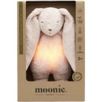 Moonie usínáček s melodií a světlem zajíček organic rose FBB0426 – Sleviste.cz