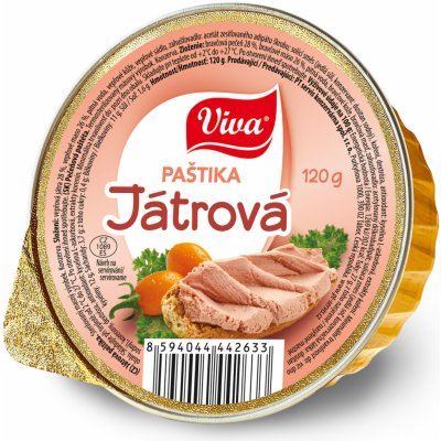 Viva Carne Játrová paštika 120g – Zboží Dáma