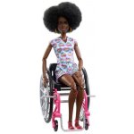 Barbie Modelka 194 na invalidním vozíku v overalu se srdíčky – Zboží Dáma