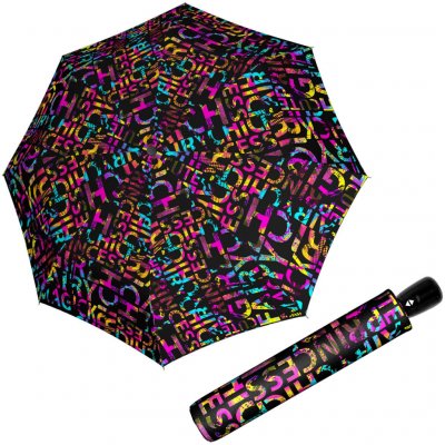 Doppler Modern Art Youngster dámský plně automatický deštník černý – Zboží Mobilmania