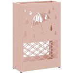 Stojan na deštníky Růžová 28 x 12 x 41 cm Ocel – Zbozi.Blesk.cz