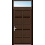 OknaDvereNaMiru.cz Vchodové dveře SLOUPKOVÉ Bruno 3 + Nadsvětlík 90 x 220 cm – Zboží Mobilmania