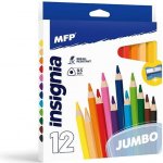 MFP 6330513 pastelky Jumbo triangular s ořezávátkem 12 ks – Zboží Dáma