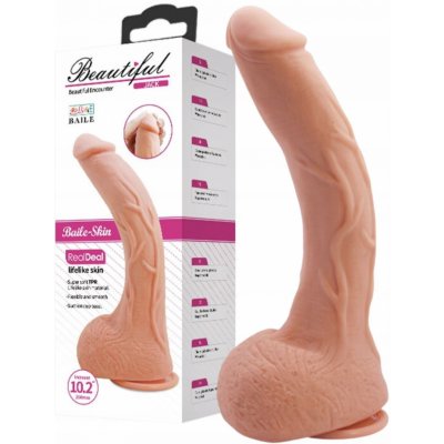 Baile Beautiful Jack Dildo 10,2 27 cm – Zboží Dáma Baile Beautiful Jack Dildo 10,2 27 cm – Zboží Dáma