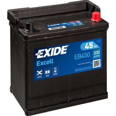 Exide Excell 12V 45Ah 330A EB450 – Hledejceny.cz