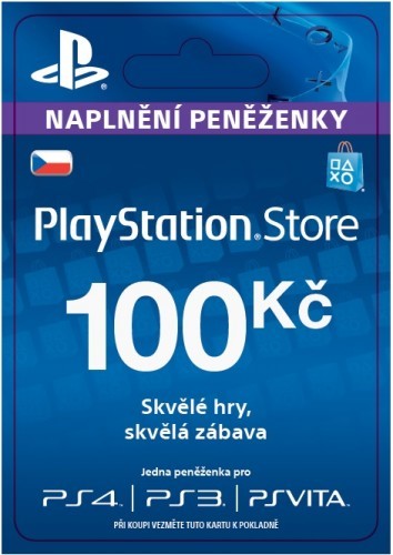 Sony PlayStation Store předplacená karta 100 CZK od 89 Kč - Heureka.cz