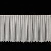 Záclona Českomoravská textilní vitrážová záclona, polyesterový batist V507 lístky s bordurou, vyšívaná, bílá výška 80m (v metráži)