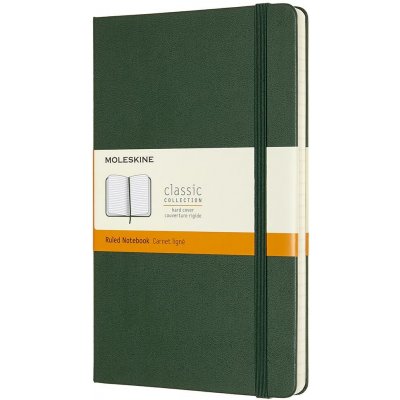 Moleskine L tvrdé desky linkovaný zelený – Hledejceny.cz