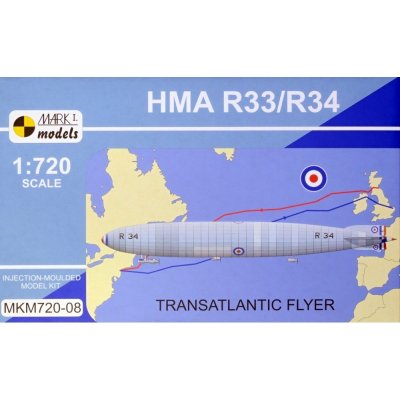 Models HMA R33/R34 Transatlantic FlyerMark 1 MKM720-08 1:720