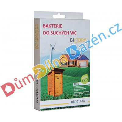 Bioclean BioDRY bakterie do suchých WC 100g