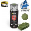 Modelářské nářadí AMMO by MIG Jimenez TITANS HOBBY Black Matt Primer 400 ml TTH108