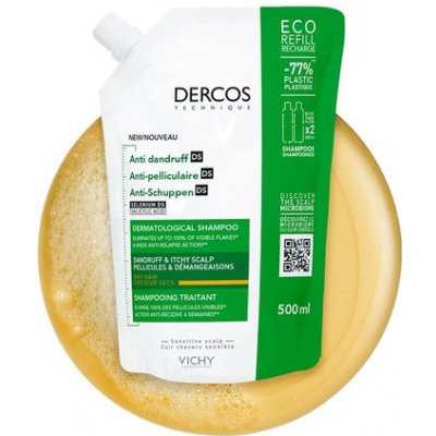 Vichy Dercos Selenin DS šampon proti lupům náhradní náplň 500 ml – Zboží Mobilmania