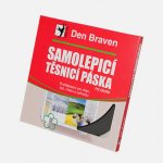 Den Braven Samolepicí těsnicí páska do oken a dveří 9 mm x 2 mm x 20 m bílá – Hledejceny.cz