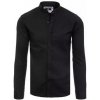 Pánská Košile Dstreet pánská elegantní košile černá DX2323