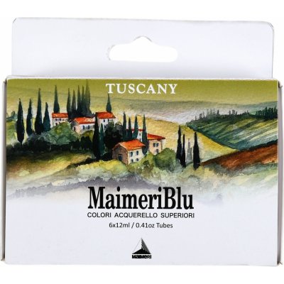Maimeri Blu Sada akvarelových barev Tuscany 6 x 12 ml – Hledejceny.cz