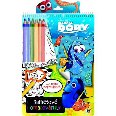 Sametové omalovánky Hledá se Dory