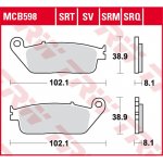 Přední brzdové destičky TRW / Lucas Honda NSS 125 Forza A 2015 - 2016 směs SRM | Zboží Auto