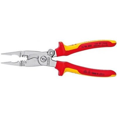KNIPEX kleště elektrikářské 200mm multifunkční 1396200 – Zboží Dáma