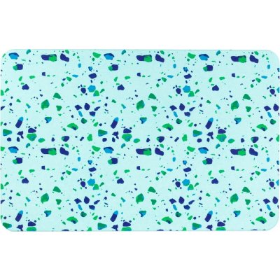 Artsy Doormats Terrazzo Světle modrá 39x60 cm