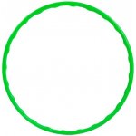 VFstyle Dětská skládací obruč hula hoop 66 cm zelená – Sleviste.cz