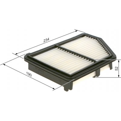 Vzduchový filtr BOSCH F 026 400 576 (F026400576) – Hledejceny.cz