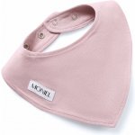 Moniel Dětský slintáček nastavitelná velikost Pastel růžová – Zboží Mobilmania