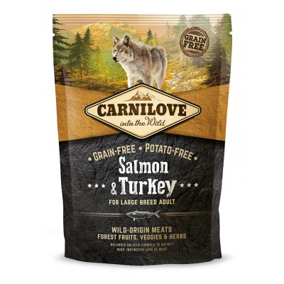 Carnilove Salmon & Turkey for Large Breed Adult Dogs 1,5 kg – Zbozi.Blesk.cz