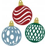 DP Craft Sada vyřezávacích šablon baňky 3 ks – Zboží Dáma