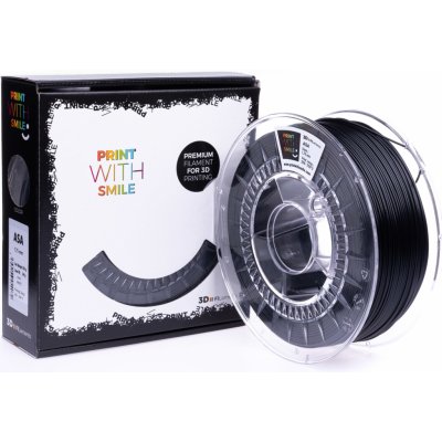 Print with smile ASA black volkano, 1,75 mm, 0,85 kg – Zboží Živě