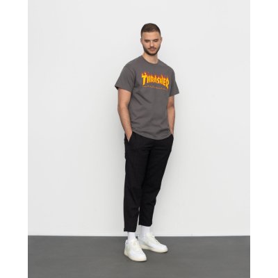 Thrasher Flame Logo Charcoal gray – Zboží Mobilmania