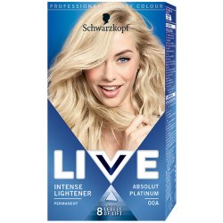 Schwarzkopf live Color Absolut Platinum lightener 00A 50 ml barva na vlasy  - Nejlepší Ceny.cz