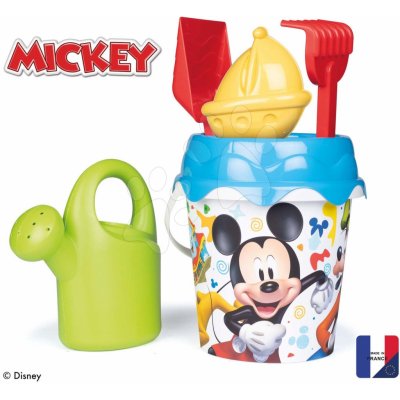 Smoby Kyblík set Mickey Garnished Bucket s konví 17 cm vysoký od 18 m – Zboží Mobilmania